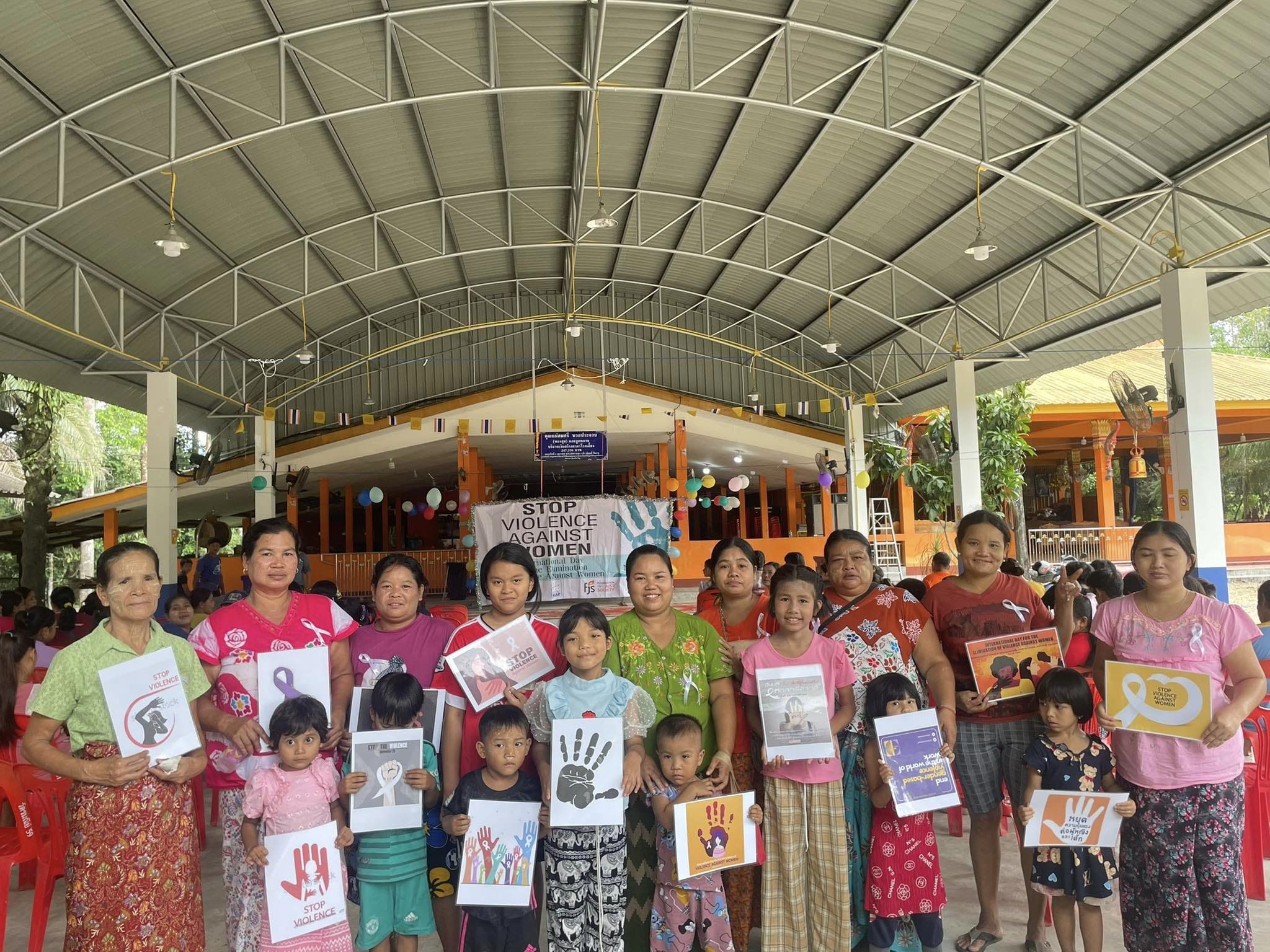  Stop Violence Against Women event  at Phang Nga 3 December 2023